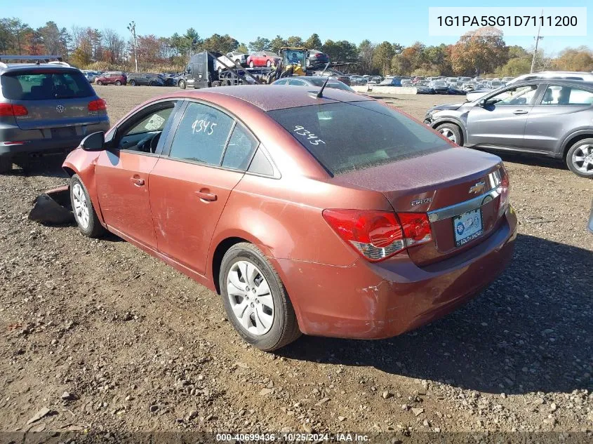 1G1PA5SG1D7111200 2013 Chevrolet Cruze Ls Auto