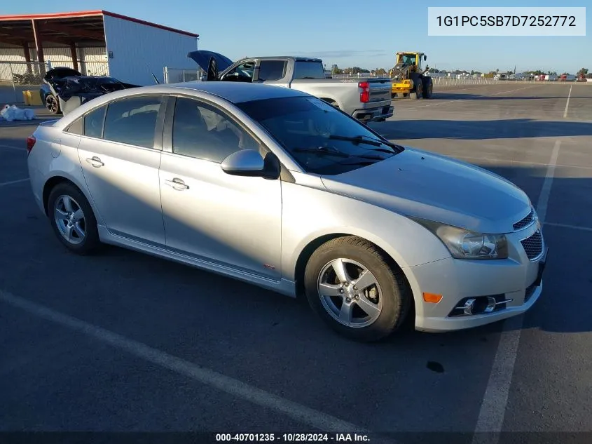 2013 Chevrolet Cruze Lt VIN: 1G1PC5SB7D7252772 Lot: 40701235