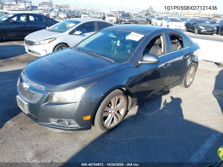 1G1PG5SBXD7121436 2013 Chevrolet Cruze Ltz