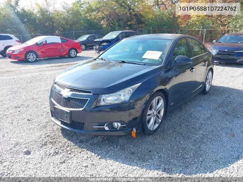 2013 Chevrolet Cruze Ltz VIN: 1G1PG5SB1D7224762 Lot: 40709357