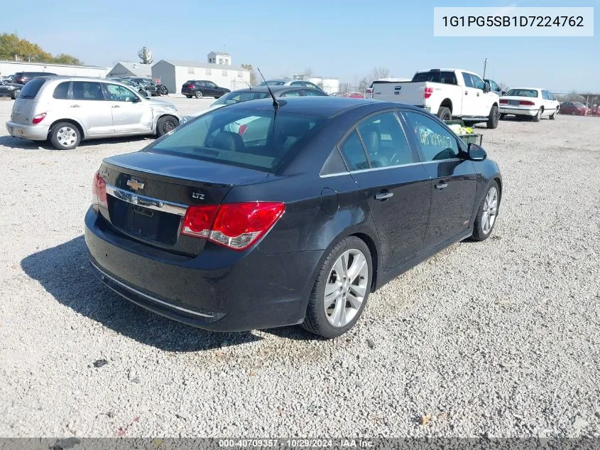 2013 Chevrolet Cruze Ltz VIN: 1G1PG5SB1D7224762 Lot: 40709357