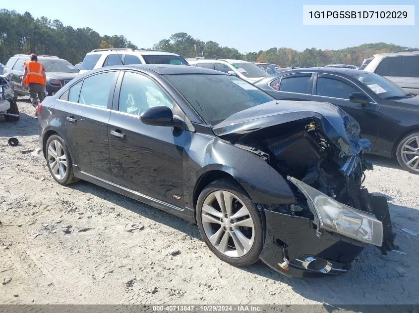 2013 Chevrolet Cruze Ltz VIN: 1G1PG5SB1D7102029 Lot: 40713847