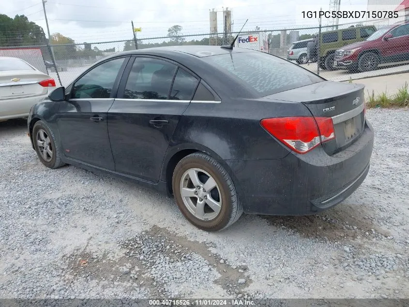 2013 Chevrolet Cruze 1Lt Auto VIN: 1G1PC5SBXD7150785 Lot: 40715526