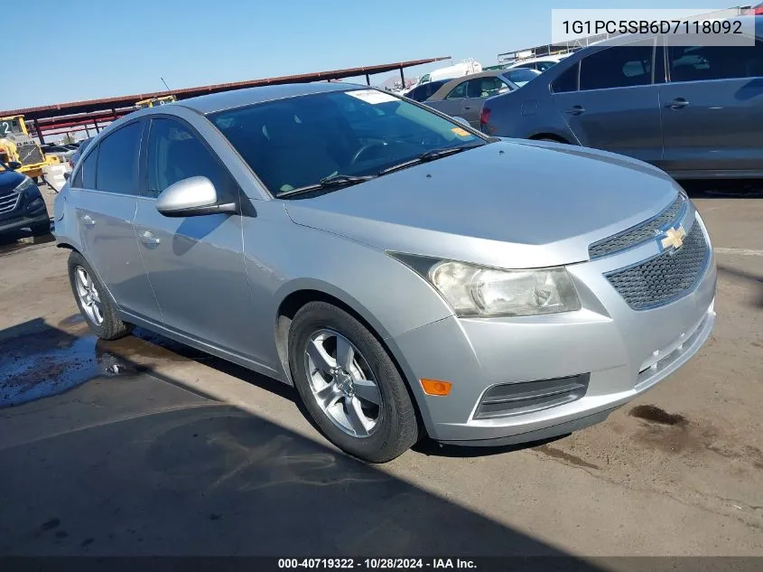 2013 Chevrolet Cruze 1Lt Auto VIN: 1G1PC5SB6D7118092 Lot: 40719322