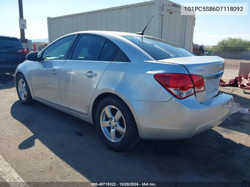 2013 Chevrolet Cruze 1Lt Auto VIN: 1G1PC5SB6D7118092 Lot: 40719322