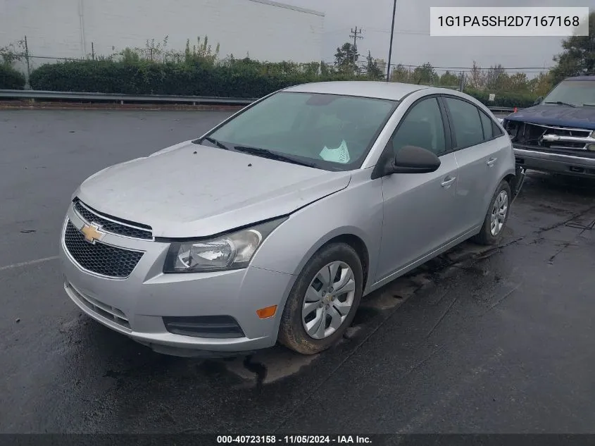 2013 Chevrolet Cruze Ls Auto VIN: 1G1PA5SH2D7167168 Lot: 40723158