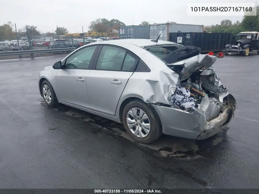 2013 Chevrolet Cruze Ls Auto VIN: 1G1PA5SH2D7167168 Lot: 40723158