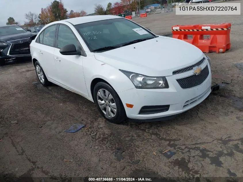 2013 Chevrolet Cruze Ls Auto VIN: 1G1PA5SHXD7220764 Lot: 40736688