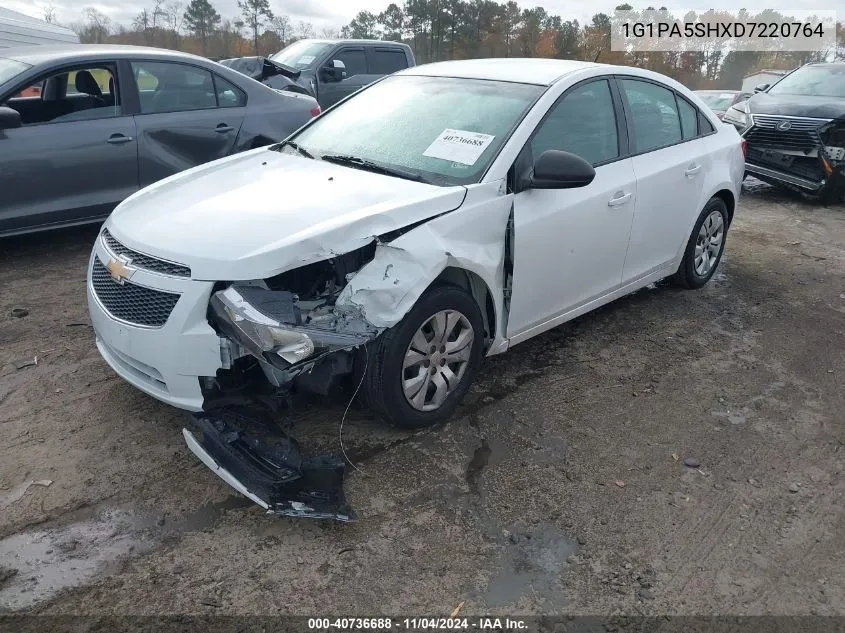 2013 Chevrolet Cruze Ls Auto VIN: 1G1PA5SHXD7220764 Lot: 40736688