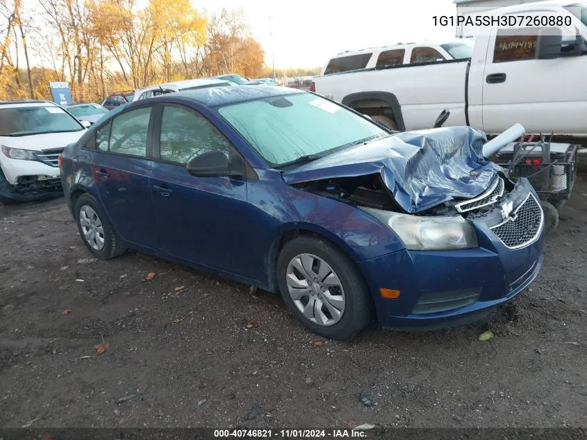 2013 Chevrolet Cruze Ls Auto VIN: 1G1PA5SH3D7260880 Lot: 40746821