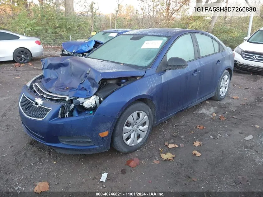 2013 Chevrolet Cruze Ls Auto VIN: 1G1PA5SH3D7260880 Lot: 40746821