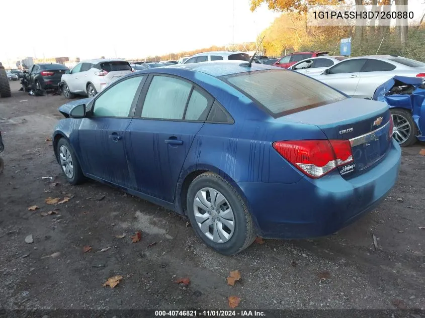 2013 Chevrolet Cruze Ls Auto VIN: 1G1PA5SH3D7260880 Lot: 40746821