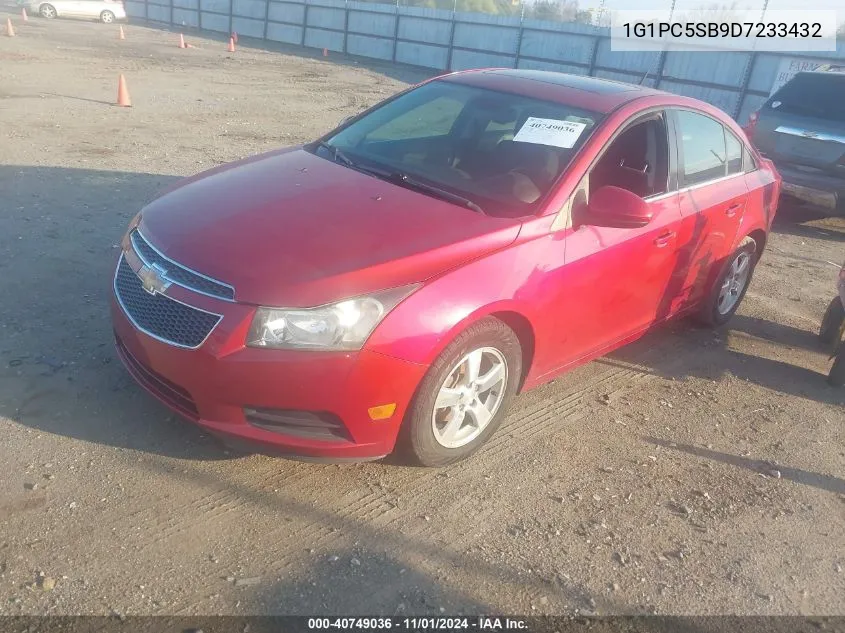 2013 Chevrolet Cruze 1Lt Auto VIN: 1G1PC5SB9D7233432 Lot: 40749036