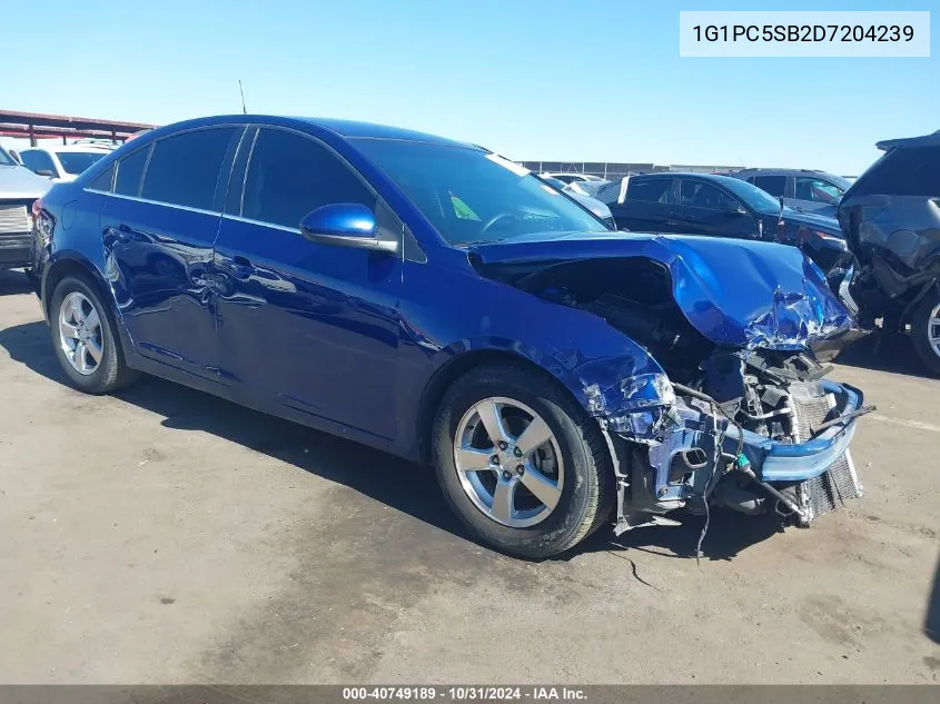 1G1PC5SB2D7204239 2013 Chevrolet Cruze 1Lt Auto