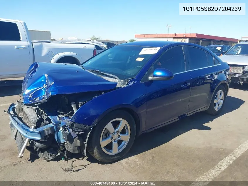 1G1PC5SB2D7204239 2013 Chevrolet Cruze 1Lt Auto