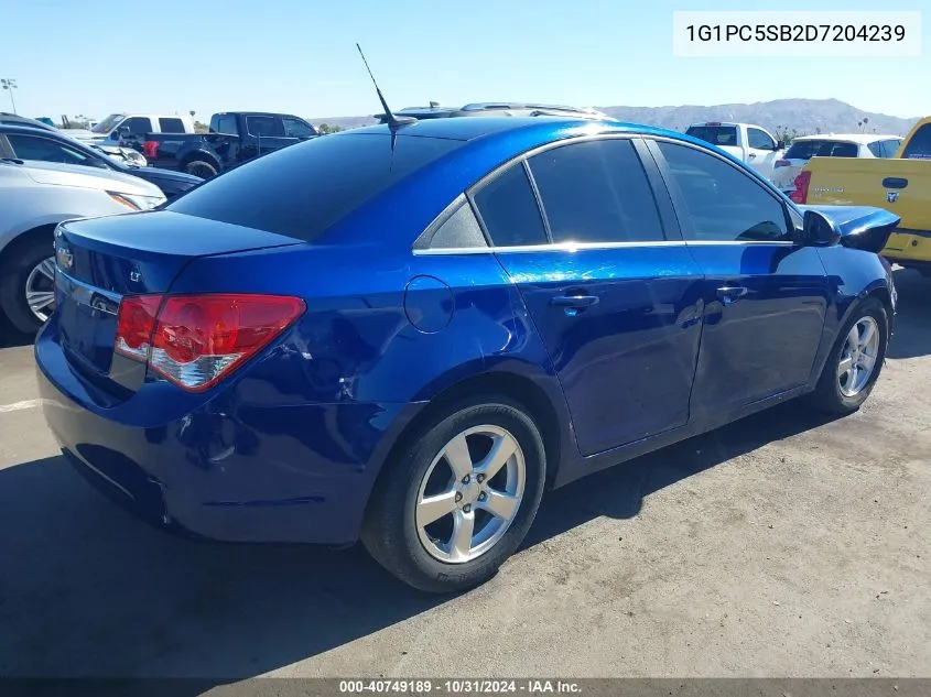 1G1PC5SB2D7204239 2013 Chevrolet Cruze 1Lt Auto