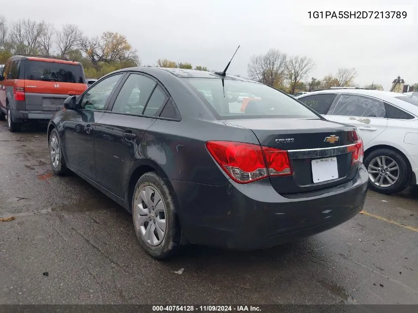 2013 Chevrolet Cruze Ls Auto VIN: 1G1PA5SH2D7213789 Lot: 40754128