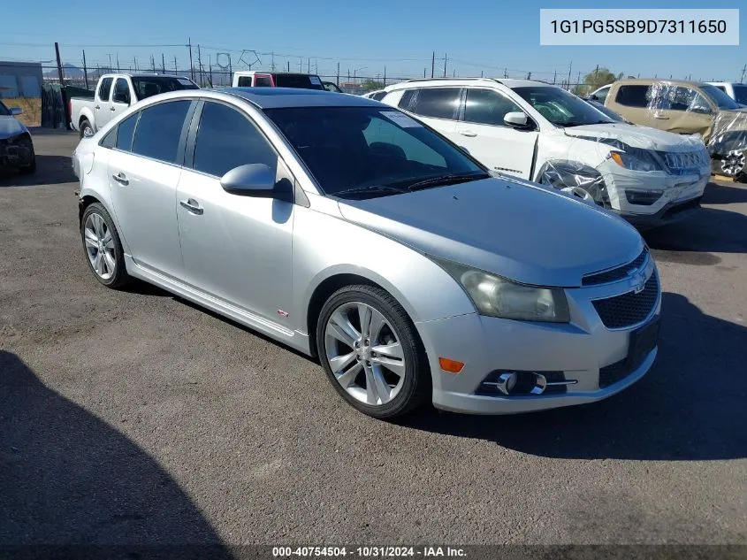 2013 Chevrolet Cruze Ltz VIN: 1G1PG5SB9D7311650 Lot: 40754504