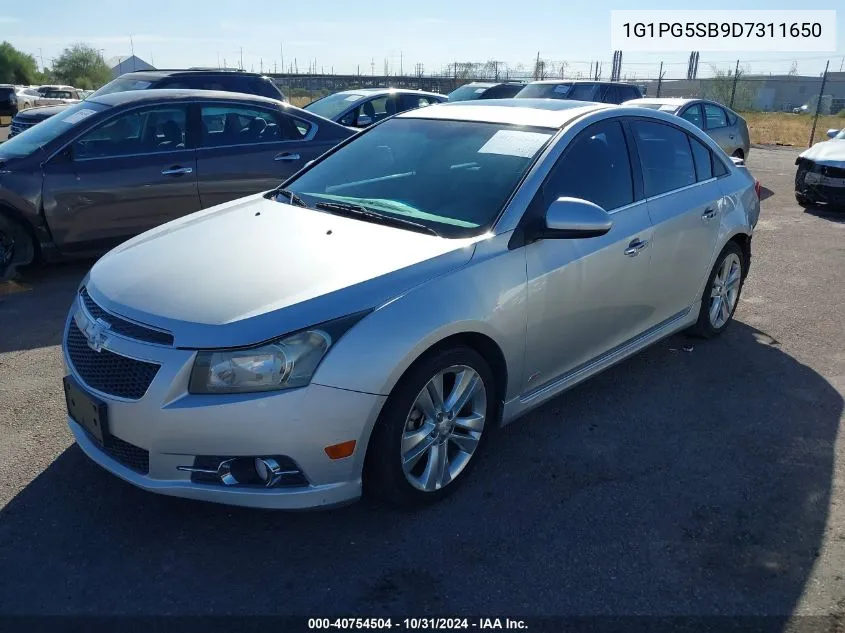 2013 Chevrolet Cruze Ltz VIN: 1G1PG5SB9D7311650 Lot: 40754504