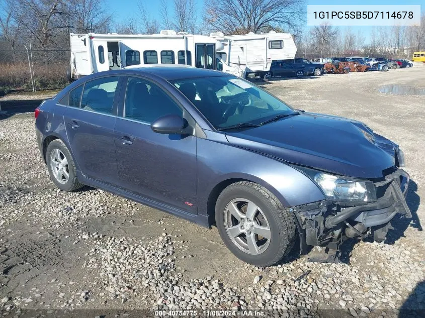 2013 Chevrolet Cruze 1Lt Auto VIN: 1G1PC5SB5D7114678 Lot: 40754775