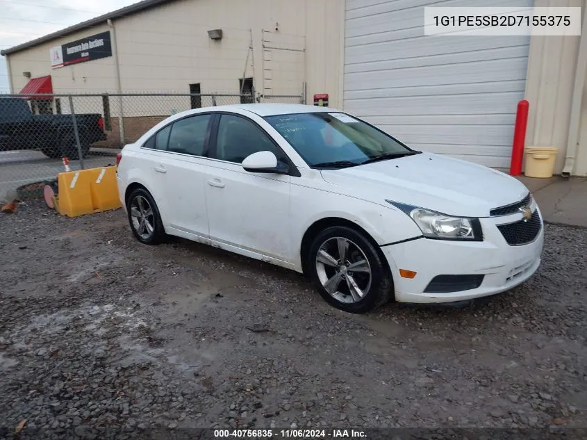 2013 Chevrolet Cruze 2Lt Auto VIN: 1G1PE5SB2D7155375 Lot: 40756835