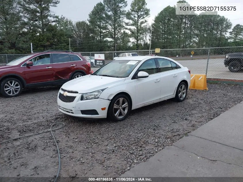 2013 Chevrolet Cruze 2Lt Auto VIN: 1G1PE5SB2D7155375 Lot: 40756835