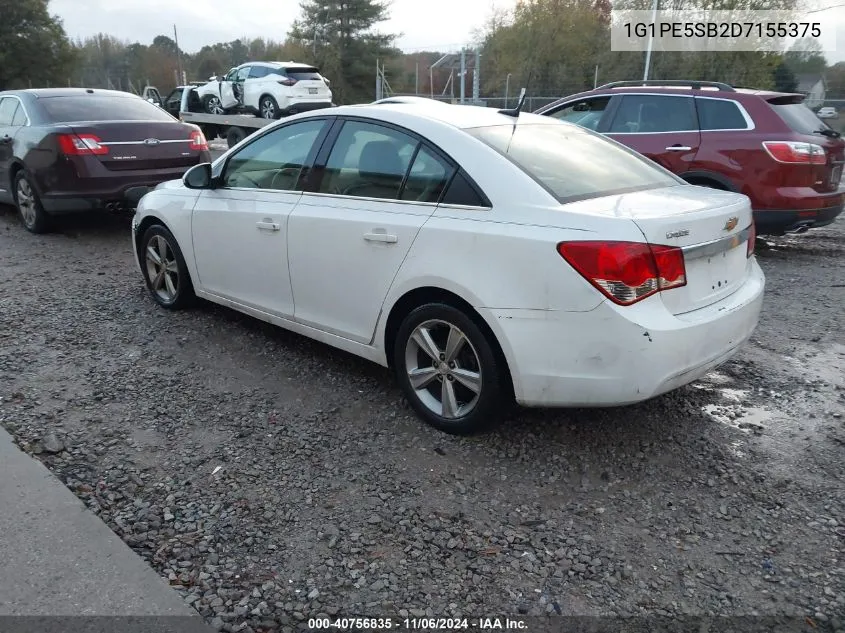 2013 Chevrolet Cruze 2Lt Auto VIN: 1G1PE5SB2D7155375 Lot: 40756835