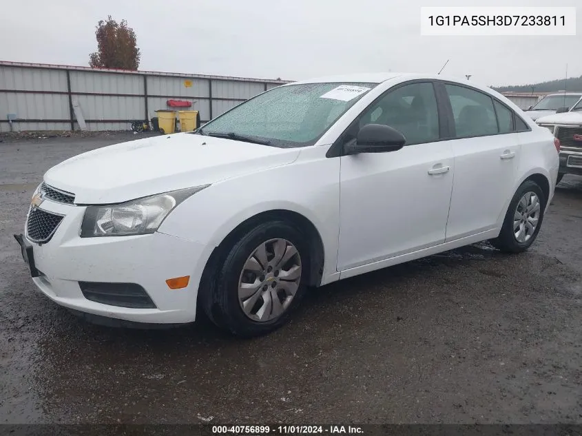 2013 Chevrolet Cruze Ls Auto VIN: 1G1PA5SH3D7233811 Lot: 40756899