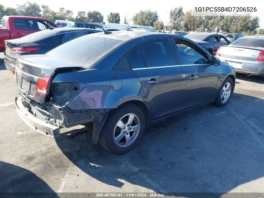 2013 Chevrolet Cruze 1Lt Auto VIN: 1G1PC5SB4D7206526 Lot: 40765141