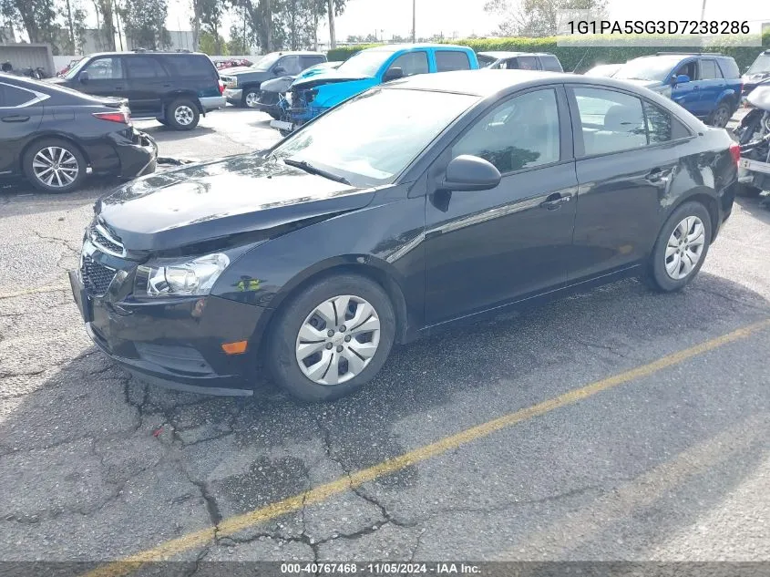 2013 Chevrolet Cruze Ls Auto VIN: 1G1PA5SG3D7238286 Lot: 40767468