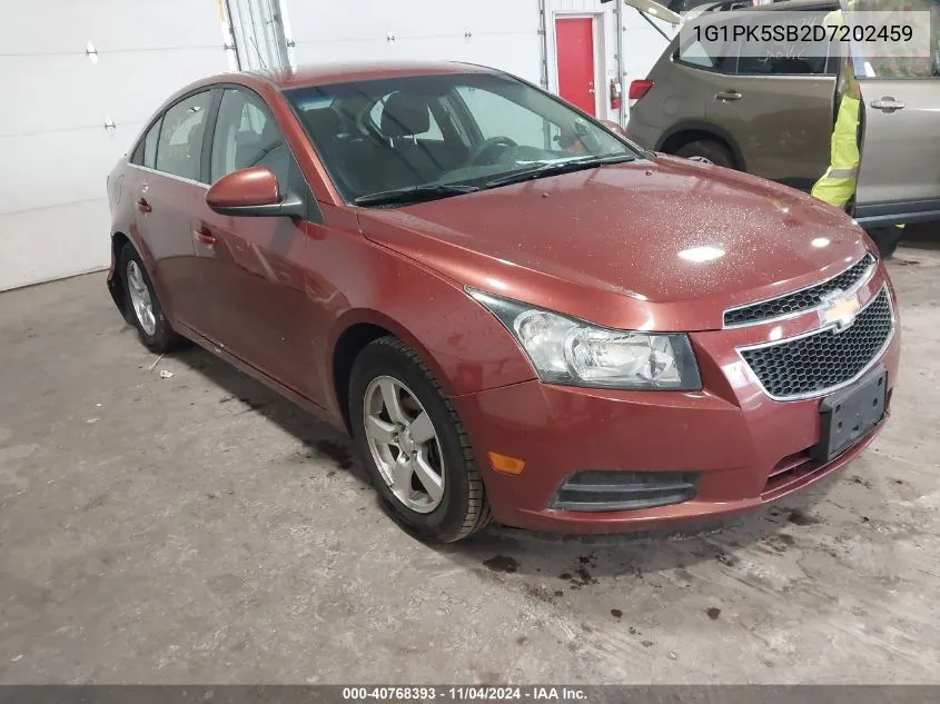 2013 Chevrolet Cruze Lt VIN: 1G1PK5SB2D7202459 Lot: 40768393