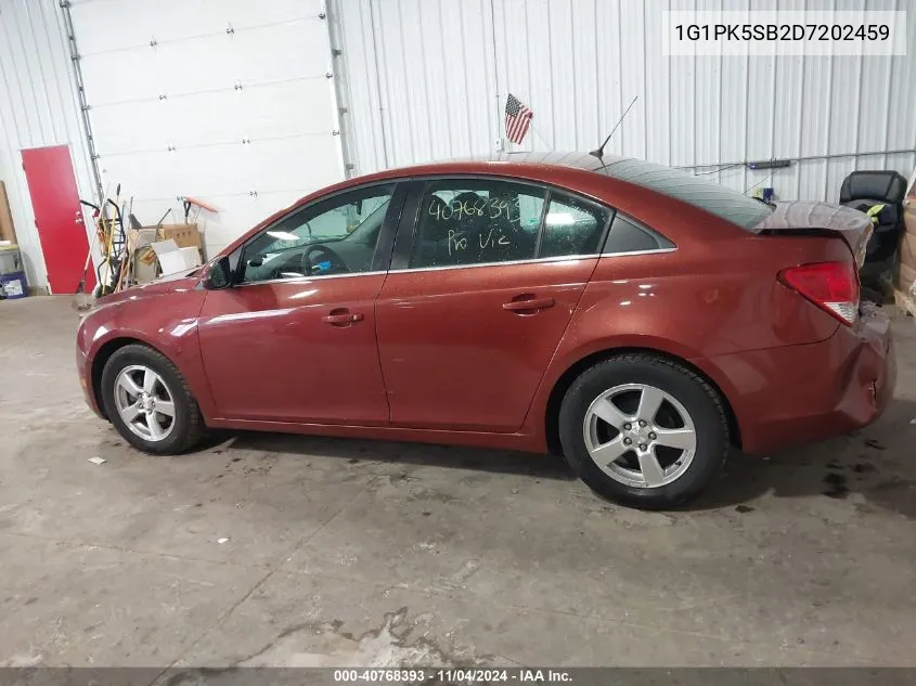 2013 Chevrolet Cruze Lt VIN: 1G1PK5SB2D7202459 Lot: 40768393