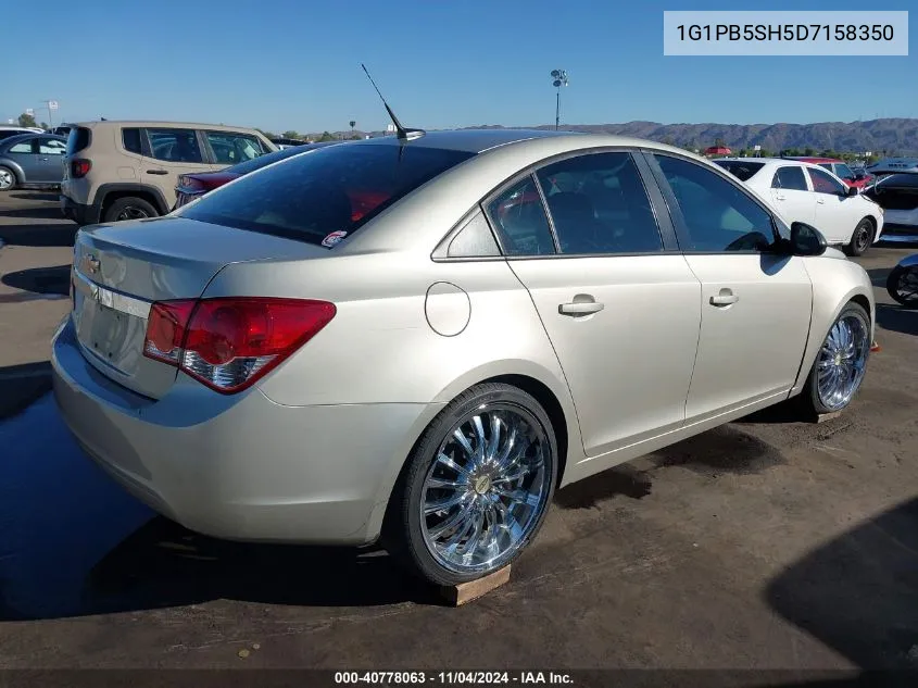 2013 Chevrolet Cruze Ls Manual VIN: 1G1PB5SH5D7158350 Lot: 40778063