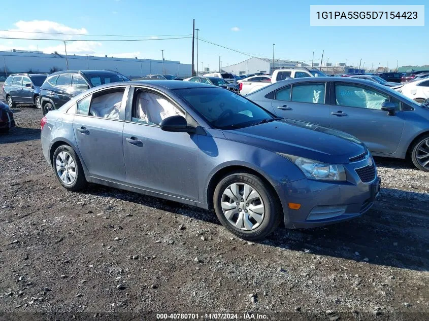 2013 Chevrolet Cruze Ls Auto VIN: 1G1PA5SG5D7154423 Lot: 40780701