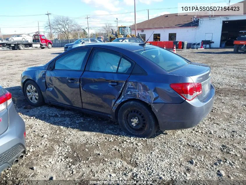 2013 Chevrolet Cruze Ls Auto VIN: 1G1PA5SG5D7154423 Lot: 40780701