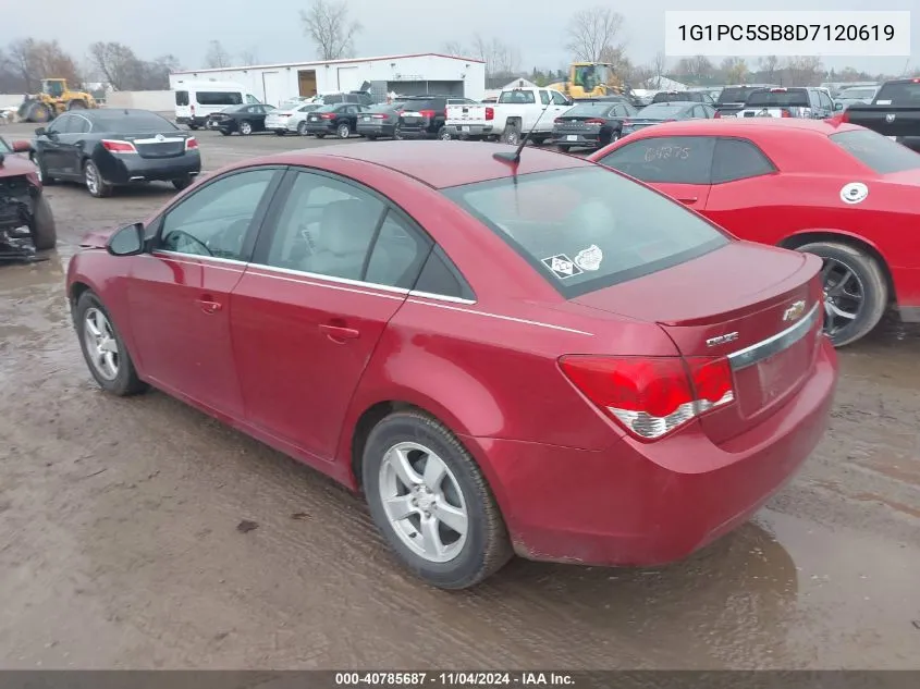 2013 Chevrolet Cruze 1Lt Auto VIN: 1G1PC5SB8D7120619 Lot: 40785687