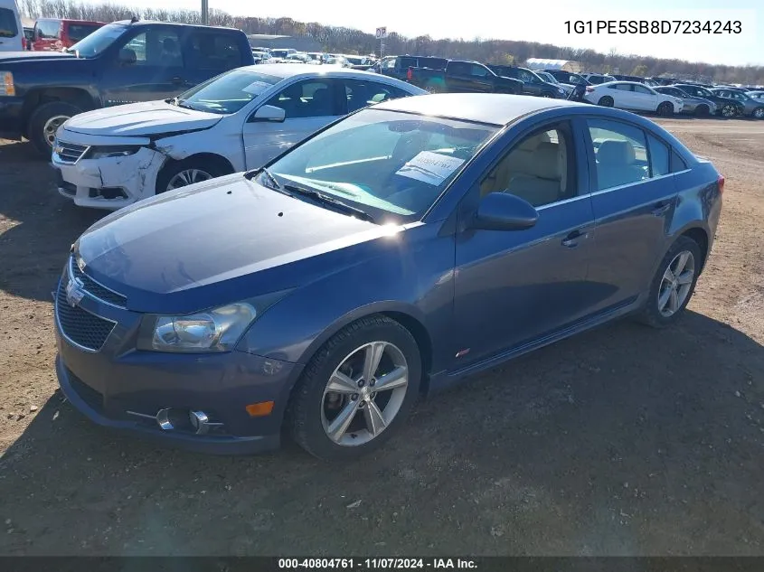 2013 Chevrolet Cruze 2Lt Auto VIN: 1G1PE5SB8D7234243 Lot: 40804761