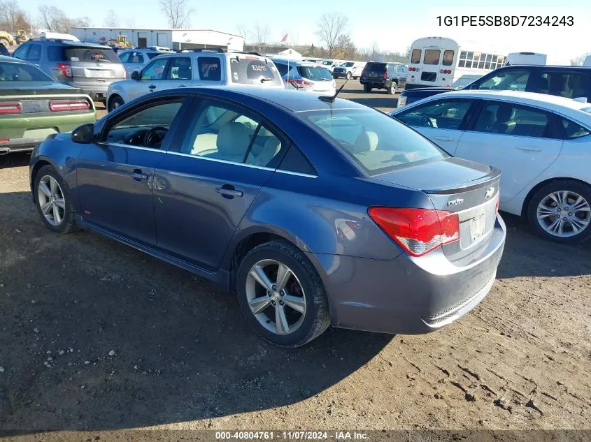 2013 Chevrolet Cruze 2Lt Auto VIN: 1G1PE5SB8D7234243 Lot: 40804761