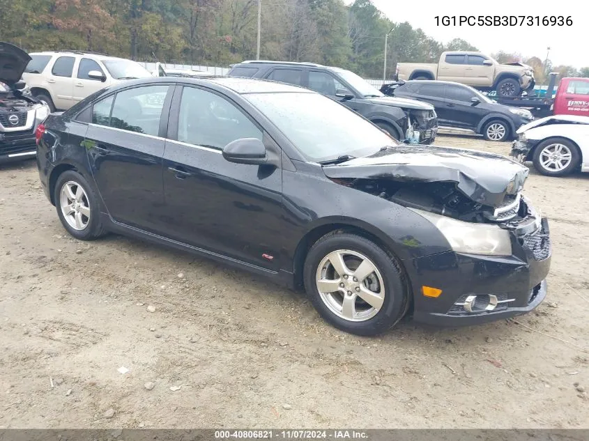 2013 Chevrolet Cruze 1Lt Auto VIN: 1G1PC5SB3D7316936 Lot: 40806821