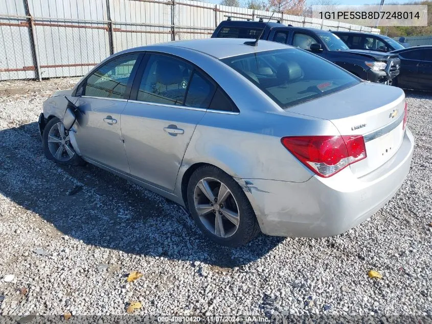 2013 Chevrolet Cruze 2Lt Auto VIN: 1G1PE5SB8D7248014 Lot: 40810420