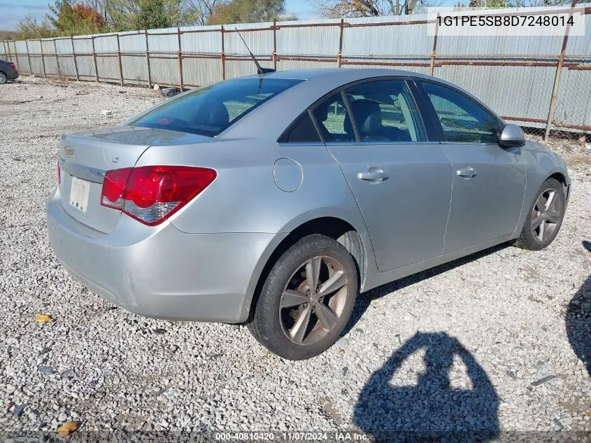 2013 Chevrolet Cruze 2Lt Auto VIN: 1G1PE5SB8D7248014 Lot: 40810420