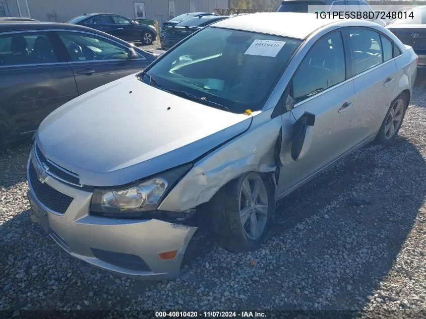 2013 Chevrolet Cruze 2Lt Auto VIN: 1G1PE5SB8D7248014 Lot: 40810420