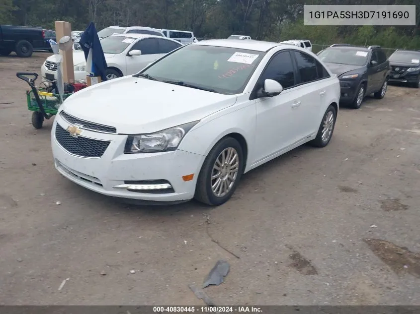 2013 Chevrolet Cruze Ls Auto VIN: 1G1PA5SH3D7191690 Lot: 40830445