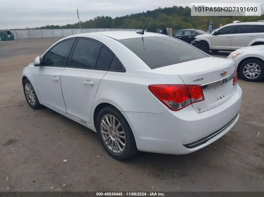 2013 Chevrolet Cruze Ls Auto VIN: 1G1PA5SH3D7191690 Lot: 40830445