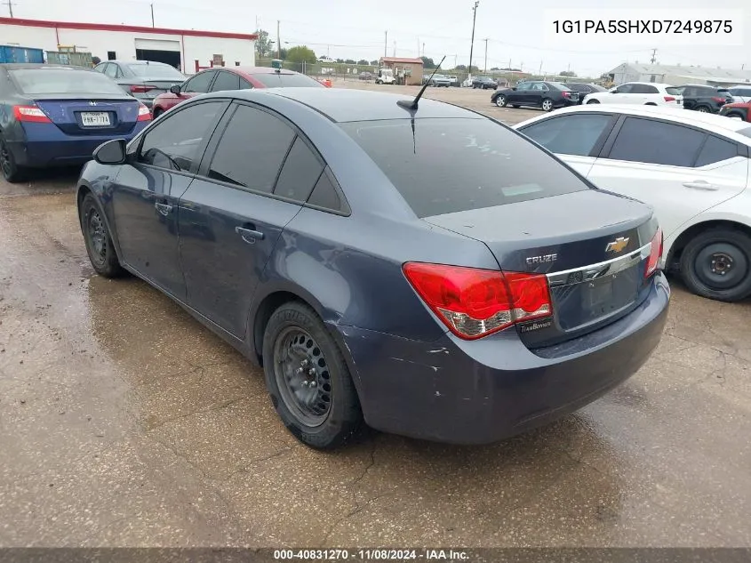 2013 Chevrolet Cruze Ls Auto VIN: 1G1PA5SHXD7249875 Lot: 40831270