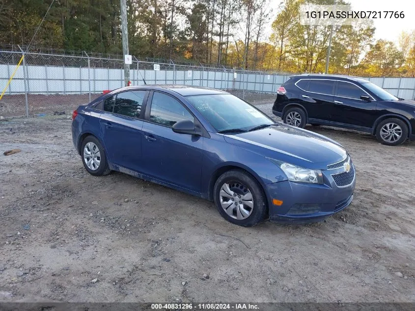 2013 Chevrolet Cruze Ls Auto VIN: 1G1PA5SHXD7217766 Lot: 40831296