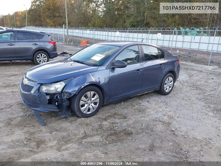 2013 Chevrolet Cruze Ls Auto VIN: 1G1PA5SHXD7217766 Lot: 40831296