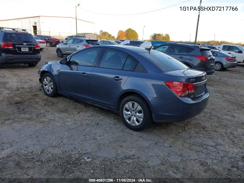 2013 Chevrolet Cruze Ls Auto VIN: 1G1PA5SHXD7217766 Lot: 40831296