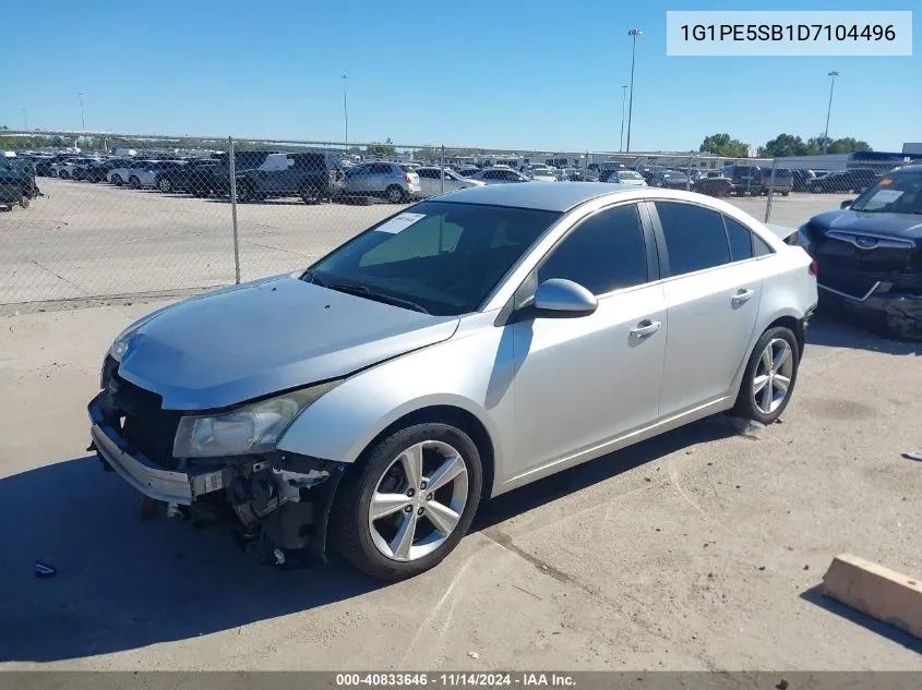 2013 Chevrolet Cruze 2Lt Auto VIN: 1G1PE5SB1D7104496 Lot: 40833646