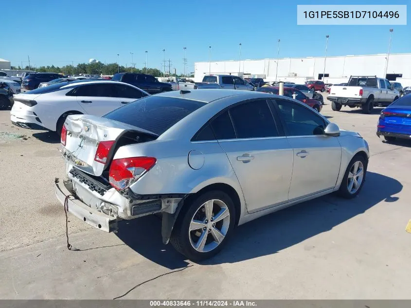 2013 Chevrolet Cruze 2Lt Auto VIN: 1G1PE5SB1D7104496 Lot: 40833646